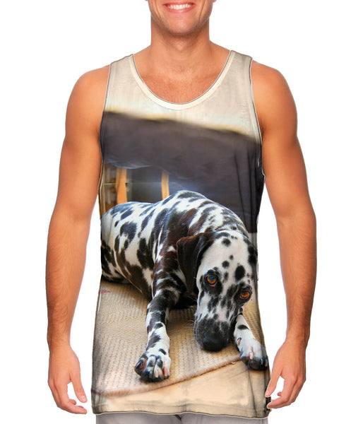 Fretful Dalmation&nbsp;Mens Tank Top