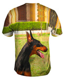 Joyous Doberman Pinscher