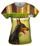 Joyous Doberman Pinscher