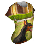 Joyous Doberman Pinscher