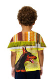 Kids Joyous Doberman Pinscher