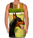 Joyous Doberman Pinscher