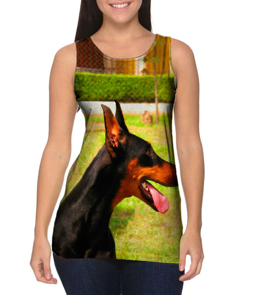 Joyous Doberman Pinscher&nbsp;Womens Tank Top