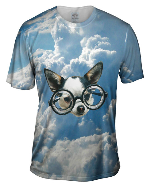 Flying Chihuahua Mens T-Shirt