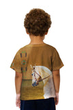 Kids Head Down Horse