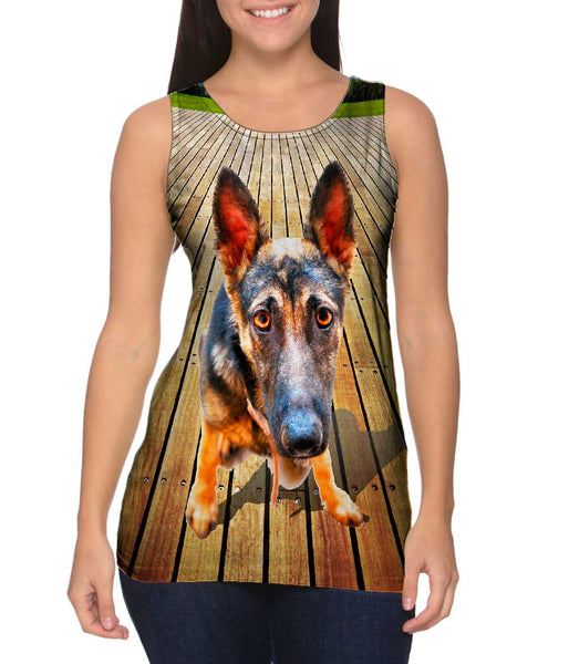 Hilarious German Shepherd&nbsp;Womens Tank Top