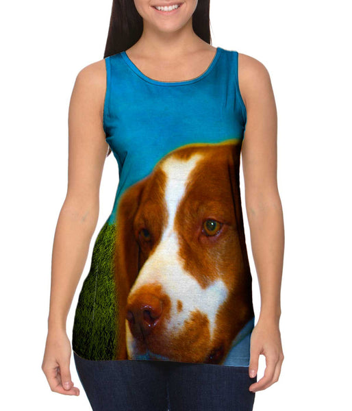 Brave Brown Spaniel&nbsp;Womens Tank Top