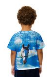 Kids Homely White Horse