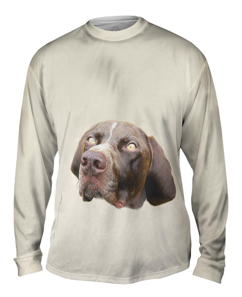 Pretty Eyes English Pointer&nbsp;Mens Long Sleeve