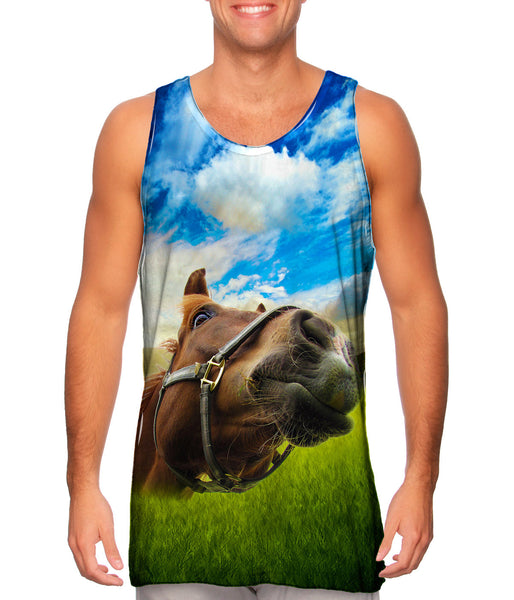 Closeup Horse&nbsp;Mens Tank Top