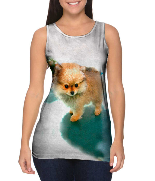 Fluffy Pomeranian&nbsp;Womens Tank Top