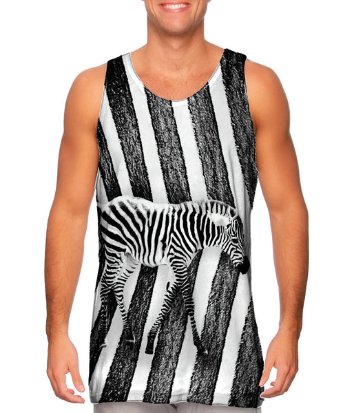 Zebra Crossing&nbsp;Mens Tank Top