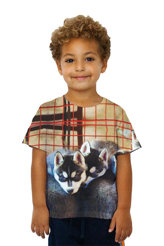 Kids Baby Wolves Cuddle
