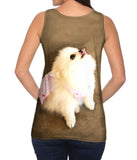 Pomeranian Cherry Cape Superhero