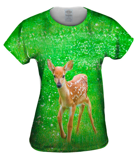 Sure Footed Young Deer Womens Top