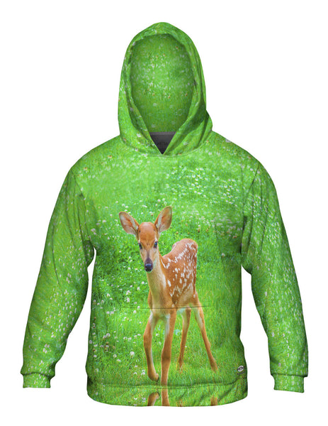 Sure Footed Young Deer Mens Hoodie Sweater