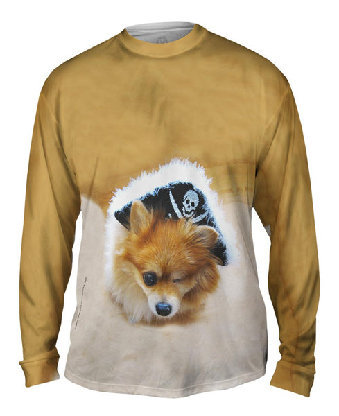 Pomeranian Pirate&nbsp;Mens Long Sleeve