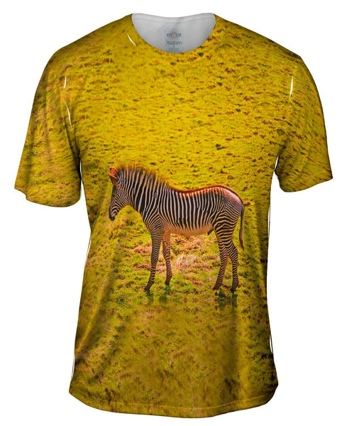 Savannah Zebra Mens T-Shirt