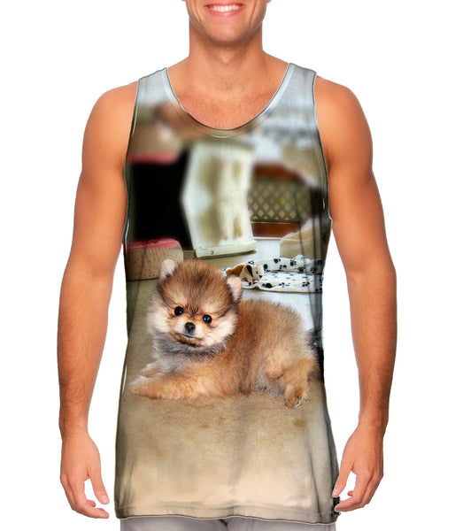 Furry Toy Pomeranian&nbsp;Mens Tank Top
