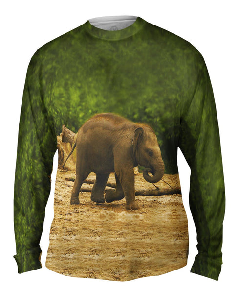 Jolly Baby Elephant&nbsp;Mens Long Sleeve