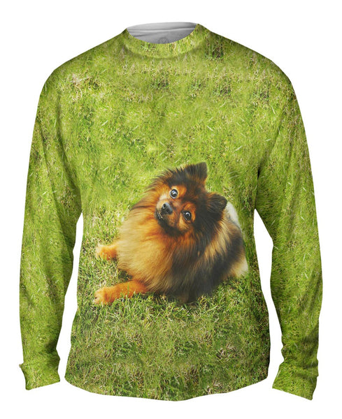 Obedient Pomeranian&nbsp;Mens Long Sleeve