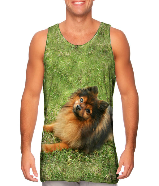 Obedient Pomeranian&nbsp;Mens Tank Top