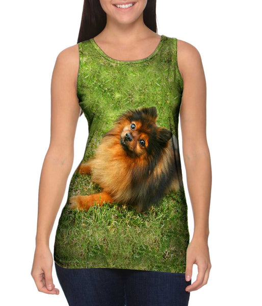 Obedient Pomeranian&nbsp;Womens Tank Top