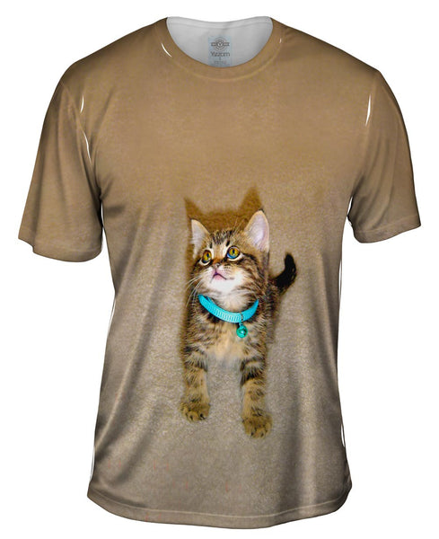 Tireless Kitty Cat Mens T-Shirt