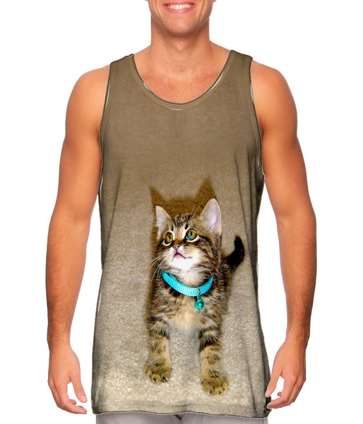 Tireless Kitty Cat Mens Tank Top