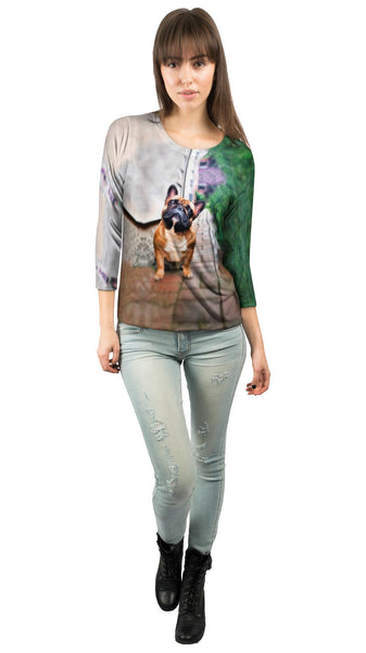 Whats That French Bulldog Womens 3/4 Sleeve