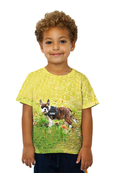 Kids Tussi French Bulldog Kids T-Shirt