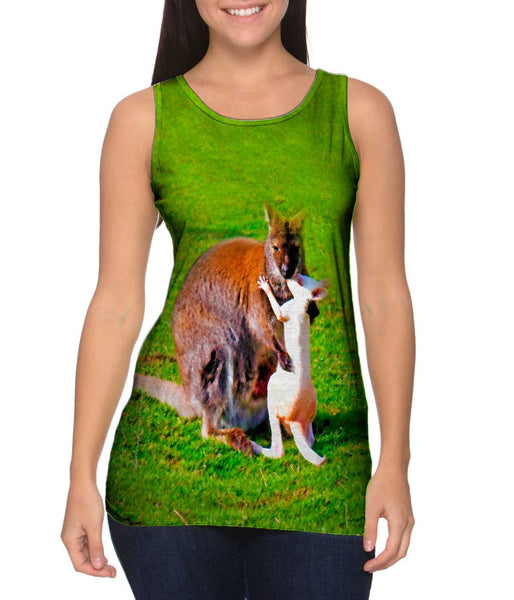 Kissing Kangaroo&nbsp;Womens Tank Top