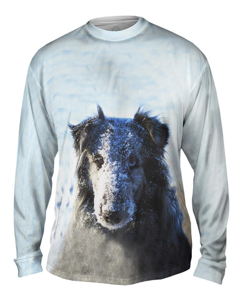 Snow Face Sheltie&nbsp;Mens Long Sleeve