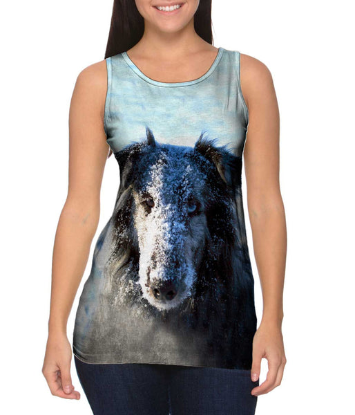 Snow Face Sheltie&nbsp;Womens Tank Top
