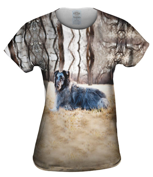 Old Grey Sheltie Womens Top