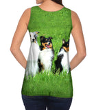 Three Shelties At Attention