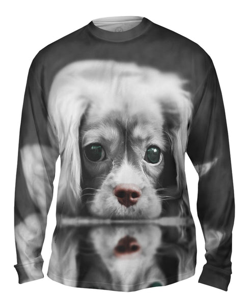 Monochrome Cocker Spaniel&nbsp;Mens Long Sleeve