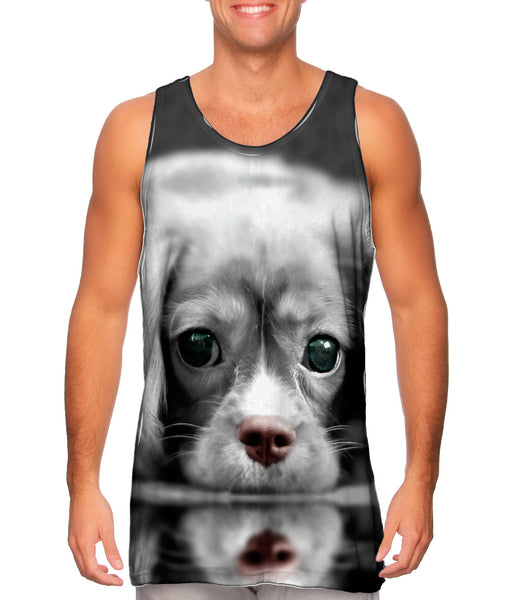 Monochrome Cocker Spaniel&nbsp;Mens Tank Top