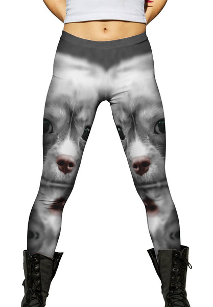 Monochrome Cocker Spaniel&nbsp;Womens Leggings