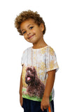Kids Cockerspaniel In Woods