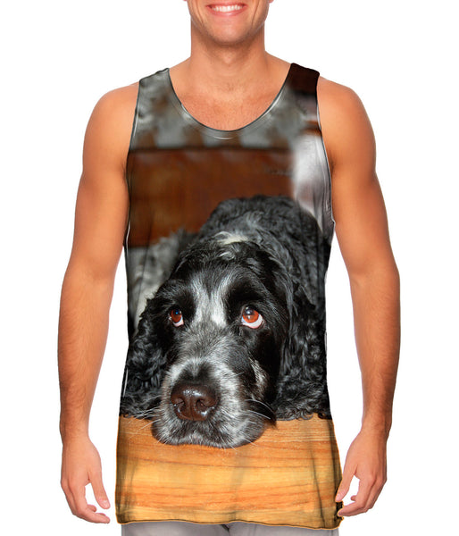 Quizzical Cocker Spaniel&nbsp;Mens Tank Top