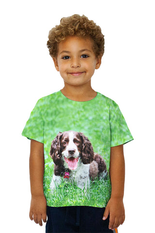 Kids Outgoing Cocker Spaniel In Garden