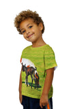 Kids Baby And Mama Horse