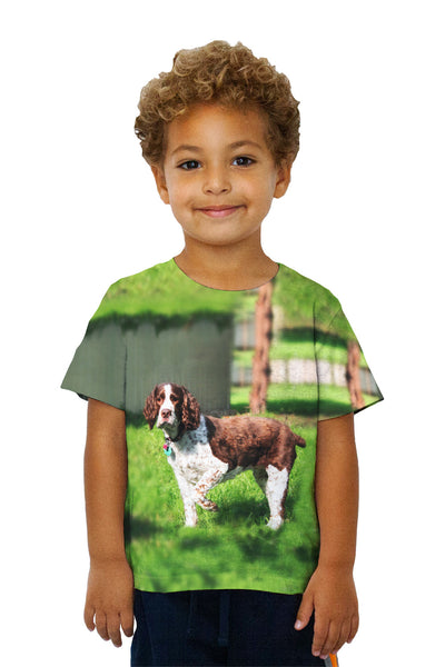 Kids Cocker Spaniel Pointing&nbsp;Kids T-Shirt