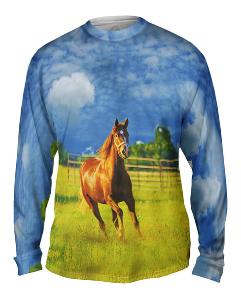 Running Golden Horse&nbsp;Mens Long Sleeve