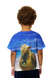 Kids Sand Swept Beach Horse