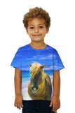 Kids Sand Swept Beach Horse