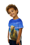 Kids Sand Swept Beach Horse