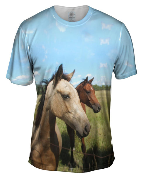 Beautiful Pair Of Horses Mens T-Shirt