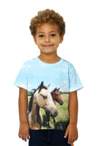 Kids Beautiful Pair Of Horses